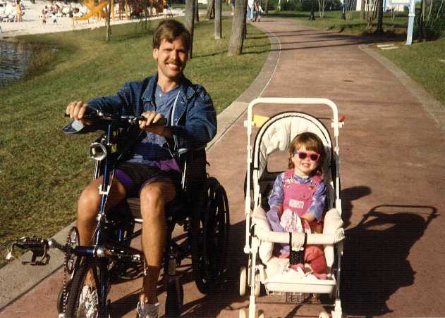 Dane and KayLea at Disney World